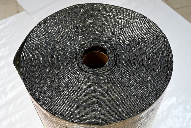 Roll of double bubble reflective insulation